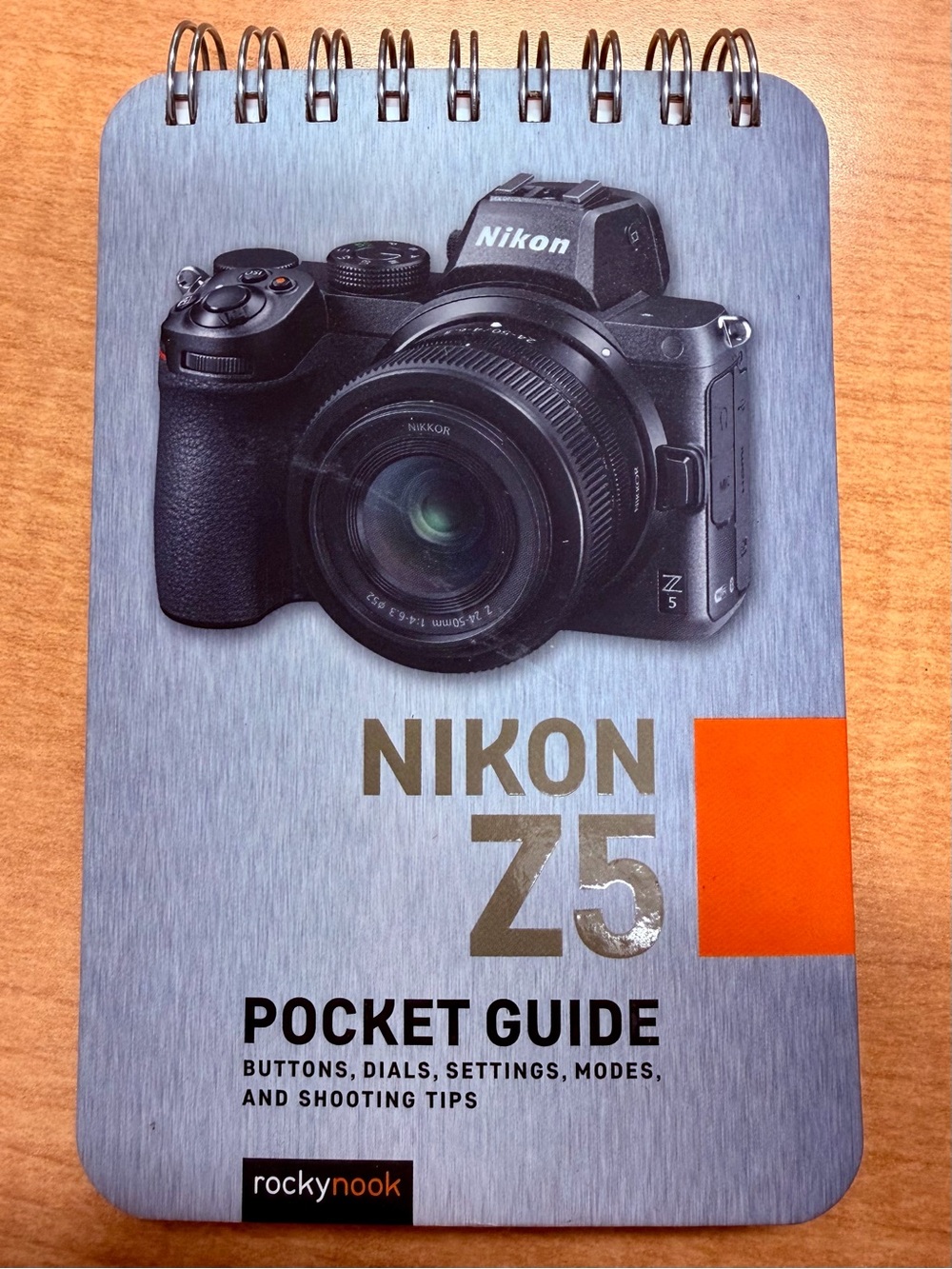 Nikon Z5 Pocket Guide Quick Reference Camera Manual Book